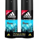 Adidas Ice Dive Deodorant Body Spray For Men 150ml x 2 (Pack of 2)