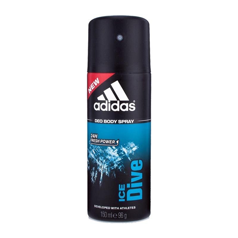Adidas Ice Dive Deodorant Body Spray For Men 150ml x 2 (Pack of 2) Adidas Ice Dive Deodorant Body Spray For Men 150ml x 2 (Pack of 2)