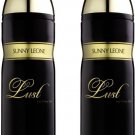 Lust by Sunny Leone Perfume Body Spray For Women, 200ml x 2 (Pack of 2)