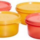 Tupperware Tropical Twin Round Container, 230ml (Set Of 4)