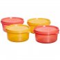 Tupperware Tropical Twin Round Container, 230ml (Set Of 4)