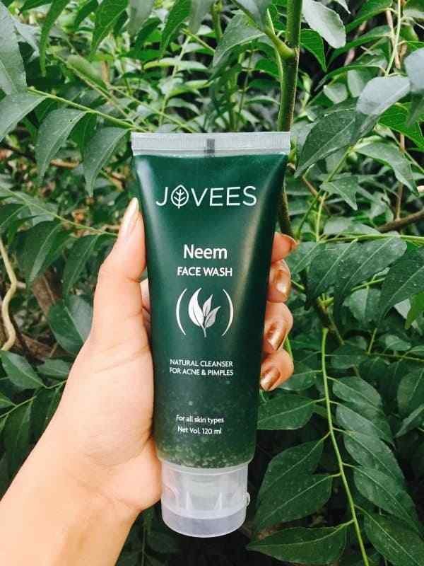 Jovees Herbal Neem Face Wash For Acne & Pimple, 120ml x 4 (Pack of 4)