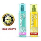 Naughty Girl Echo & Summer Perfume Combo For Women, 135ml x 2 (Pack of 2)