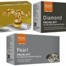 VLCC Gold + Diamond + Pearl Facial Kits (Set of 3)