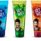 Set Wet Style Hair Gel Cool Hold + Wet Look + Vertical Hold 100ml x 3 (Set of 3)