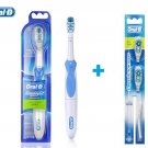 Oral-B Cross Action Power Electric Soft Toothbrush + Oral-B 2 Replacement Heads