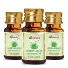 St.Botanica Lemongrass Pure Aroma Essential Oil - 10ml x 3 (Pack of 3)