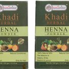KHADI RISHIKESH Herbal Heena Powder Set Pack Of 2 - 150gm x 2