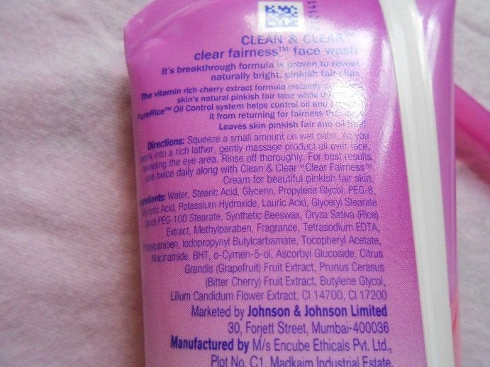 Clean & Clear Clear Fairness Face Wash 80gm x 2 (Pack of 2)