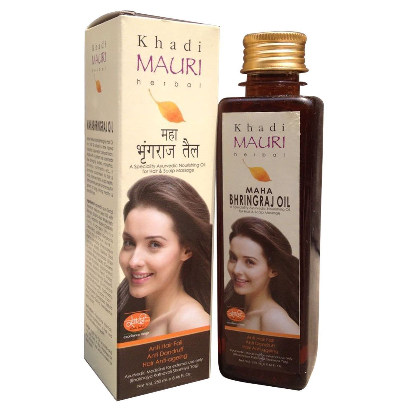 Khadi Maha Bhringraj Hair Oil 250ml Anti Hairfall Anti Dandruff 6226