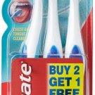 Colgate Toothbrush Soft Bristles - 360 Degree Whole Mouth Clean (Pack of 3)