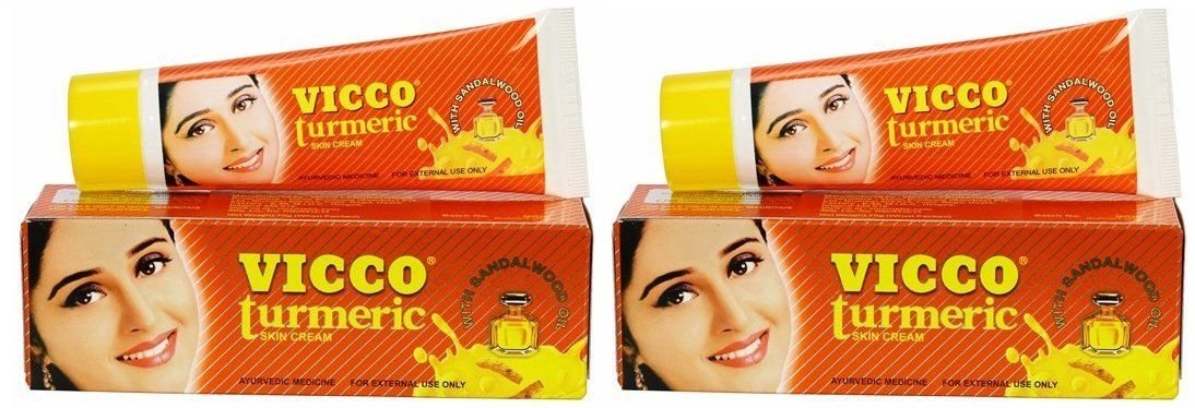 Vicco Turmeric Skin Cream - 70gm x 2 (Pack of 2)