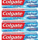 Colgate Max Fresh Gel Toothpaste - 150gm x 4 (Peppermint Ice) Pack of 4