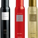 Avon Little Black Dress + Red Dress + Gold Dress Body Spray For Women 120ml x 3