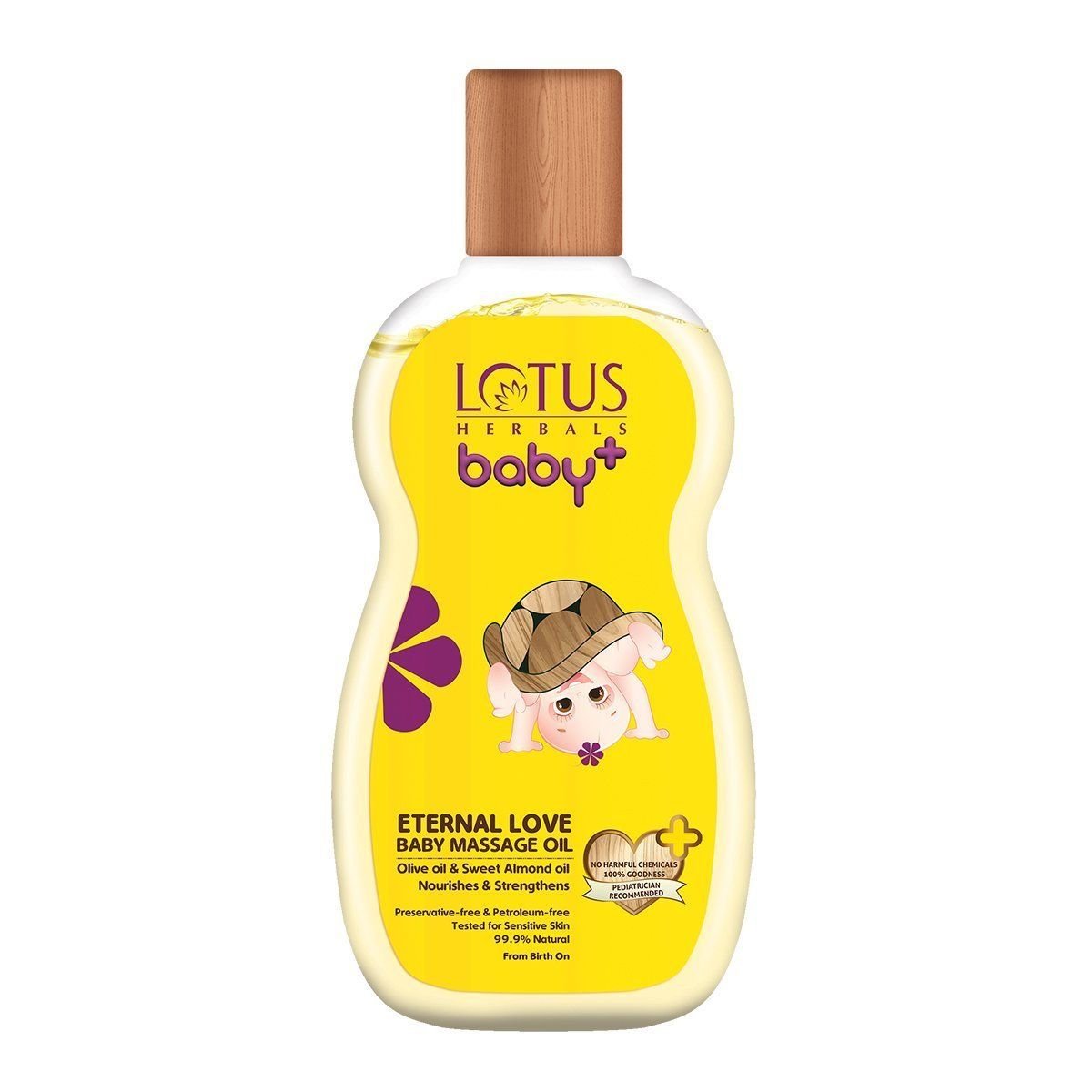 Lotus Herbals Baby+ Eternal Love Baby Massage Oil 220ml