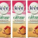 Veet Nikhaar Hair Removal Cream 50gm x 3 (Pack of 3)