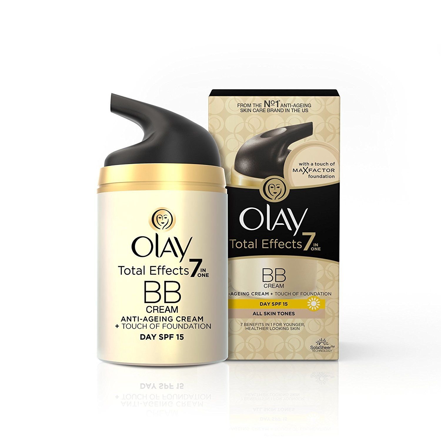 Olay Total Effects 7 In 1 Anti Ageing Bb Cream With A Touch Of Foundation 50gm