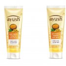 Ayush Anti Pimple Turmeric Face Wash, 80gm x 2 (Pack of 2)