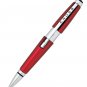 Cross Edge Rolling Ball Pen, Red with Polished Chrome