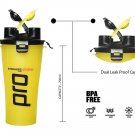 Strauss Dual Shaker Pro 700ml (Yellow)