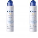 Dove Whitening Original Deodorant For Women 169ml x 2 (Pack of 2)