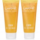 Lakme Blush And Glow Lemon Face Wash 100gm x 2 (Pack of 2)