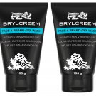 Brylcreem Face and Beard Gel Wash For Men 100gm x 2 (Pack of 2)