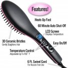 Qualimate Simply Straight Ceramic 2 in 1 Hair Straightener Brush