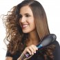 Qualimate Simply Straight Ceramic 2 in 1 Hair Straightener Brush