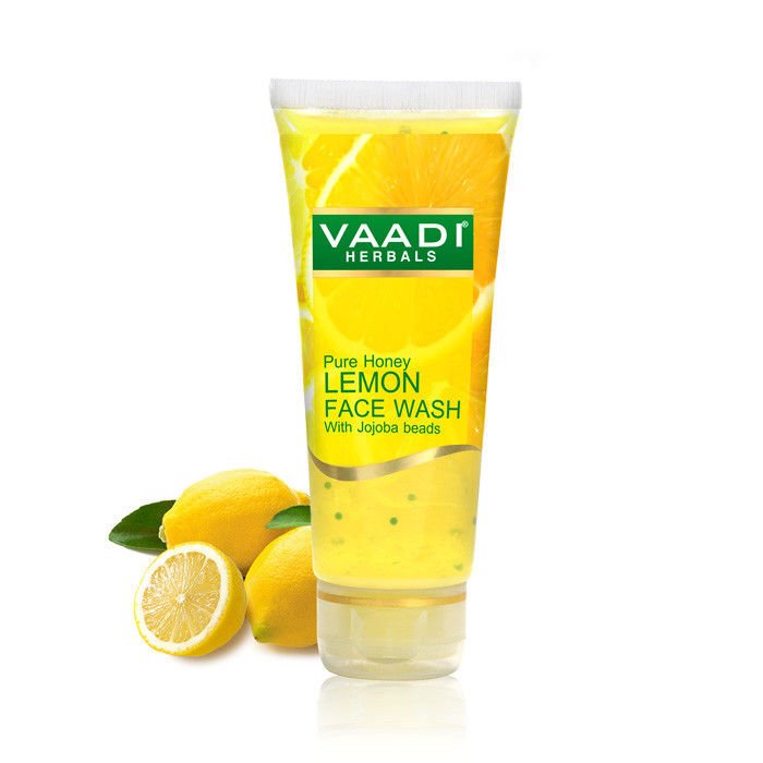 Vaadi Herbals Honey Lemon Face Wash With Jojoba Beads (60ml x 3)