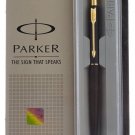 New Parker Classic Matte Black Gold Trim Ball Pen