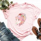 Anime Girl Pink Tshirt