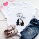 how should I respond tshirt white anime girl pastel t-shirt