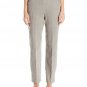 Alfred Dunner Women's Uptown Girl Pants Dress Casual Short Petite Grey 8 8P