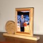 Personalized 4 x 6 Picture Frame with Carved Basketball, Picture Frame, Photo Frame