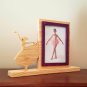 Personalized 4 x 6 Picture Frame with Carved Ballet Girl, Picture Frame, Photo Frame