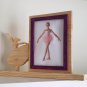 Personalized 5 x 7 Picture Frame with Carved Ballet Girl, Picture Frame, Photo Frame