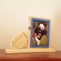 Personalized 4 x 6 Picture Frame with Carved Football, Picture Frame, Photo Frame