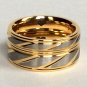 2 pcs Personalized Titanium Steel Couples Rings, Engagement Rings, Wedding bands, His and Her Rings