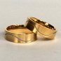2 pcs Personalized Titanium Steel Couples Rings, Engagement Rings, Wedding bands, His and Her Rings