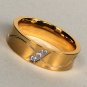2 pcs Personalized Titanium Steel Couples Rings, Engagement Rings, Wedding bands, His and Her Rings