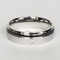 2 pcs Personalized Titanium Steel Couples Rings, Engagement Rings, Wedding bands, His and Her Rings