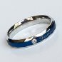 2 pcs Personalized Titanium Steel Couples Rings, Engagement Rings, Wedding bands, His and Her Rings