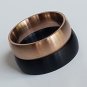 2 pcs Personalized Titanium Steel Couples Rings, Engagement Rings, Wedding bands, His and Her Rings