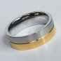 2 pcs Personalized Titanium Steel Couples Rings, Engagement Rings, Wedding bands, His and Her Rings