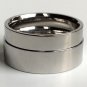2 pcs Personalized Titanium Steel Couples Rings, Engagement Rings, Wedding bands, His and Her Rings
