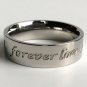 2 pcs Personalized Titanium Steel Couples Rings, Engagement Rings, Wedding bands, His and Her Rings