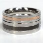 2 pcs Personalized Titanium Steel Couples Rings, Engagement Rings, Wedding bands, His and Her Rings