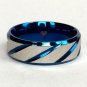 2 pcs Personalized Titanium Steel Couples Rings, Engagement Rings, Wedding bands, His and Her Rings