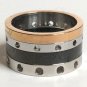2 pcs Personalized Titanium Steel Couples Rings, Engagement Rings, Wedding bands, His and Her Rings